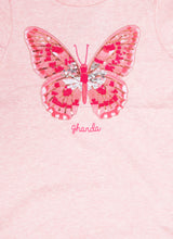 Load image into Gallery viewer, Fairytale Butterfly Lace Back Tee
