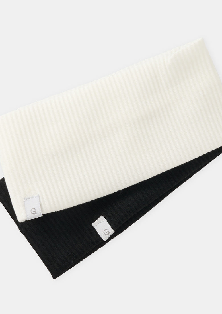Thin Ribbed Headbands 2 Pack