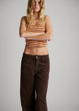 Load image into Gallery viewer, Cord Baggy Low Rise Pants
