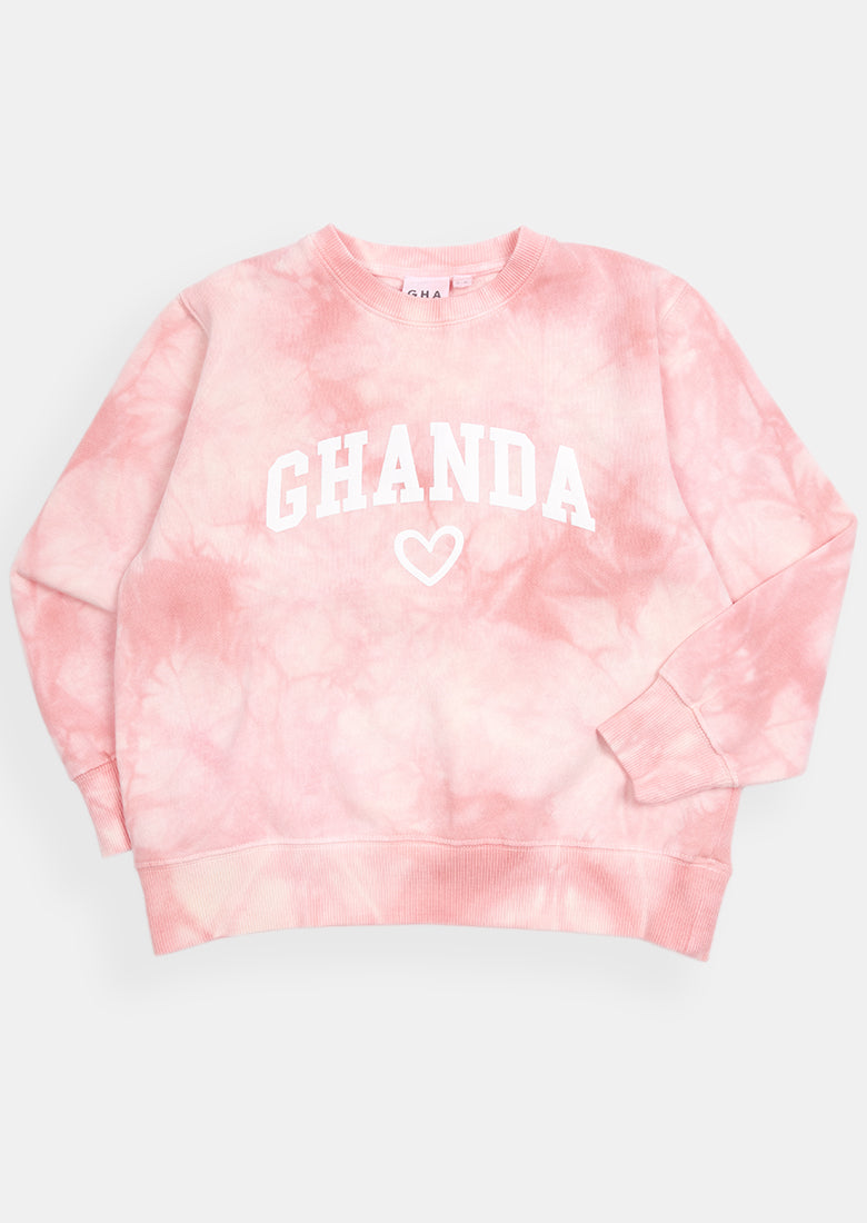 Ghanda Heart Vintage Crew