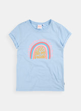 Load image into Gallery viewer, Sunshine Rainbow Lace Back Tee
