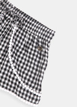 Load image into Gallery viewer, Gingham Pom Pom Shorts
