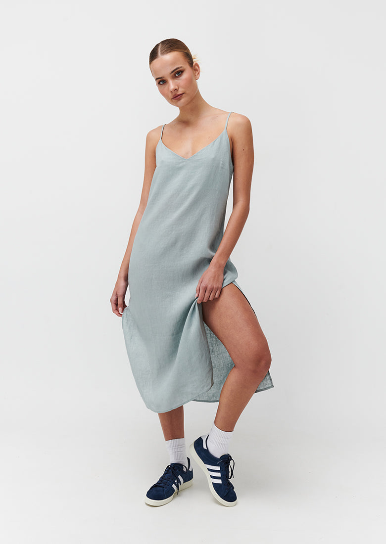 Linen Midi Dress