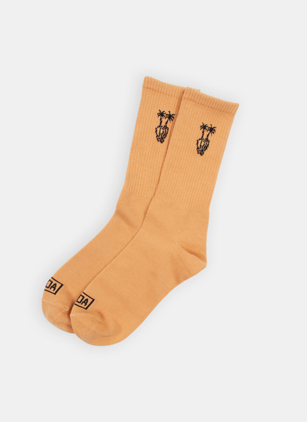 Mustard Crew Socks