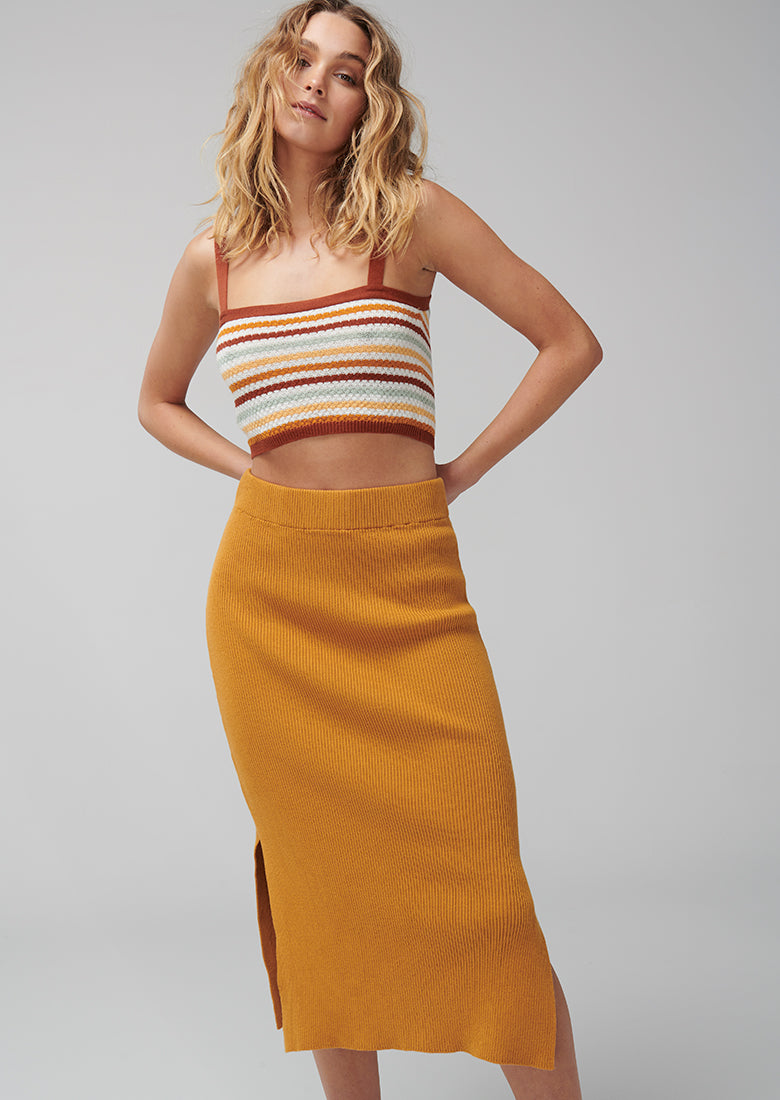 Knit Rib Skirt